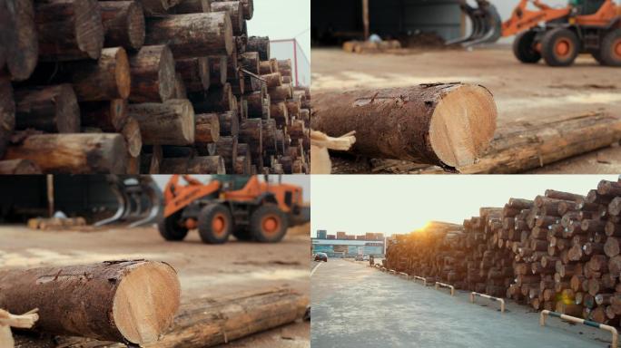 木材 木材堆场 木材原料 木材仓库