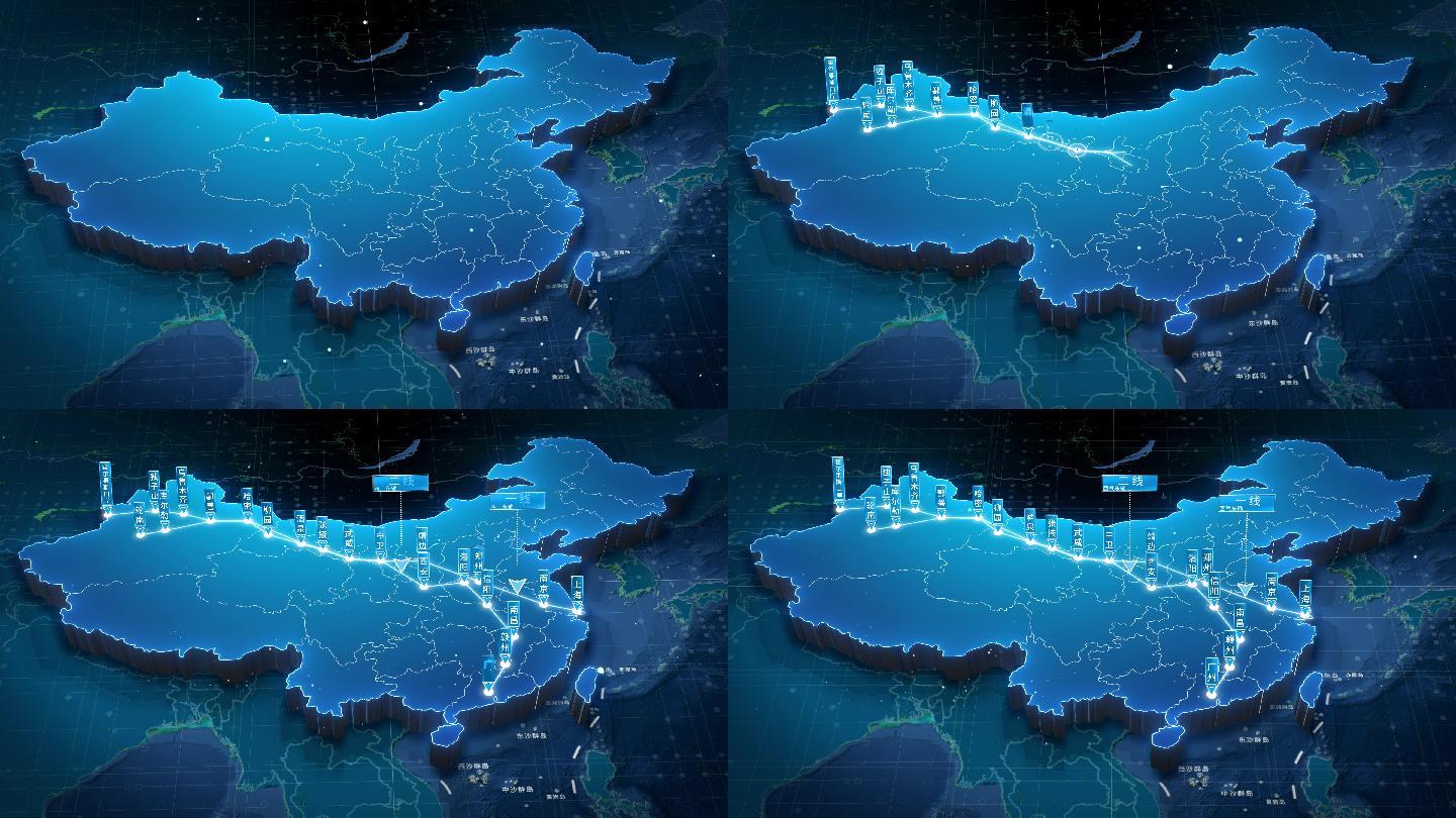 【原创】西气东输地图