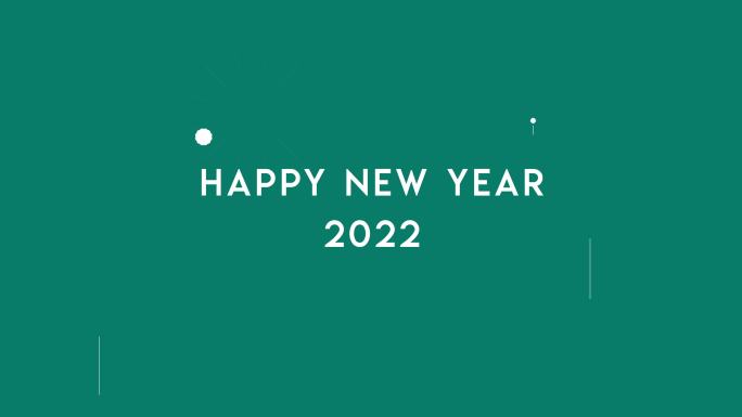 4K新年快乐-2022动画卡通烟花