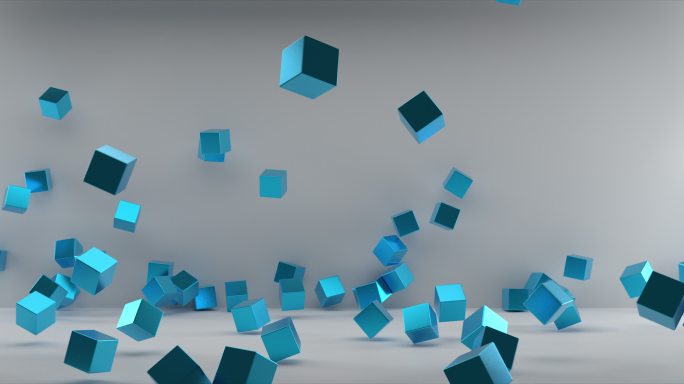 立方体形状浏览器破碎简约简洁爆炸