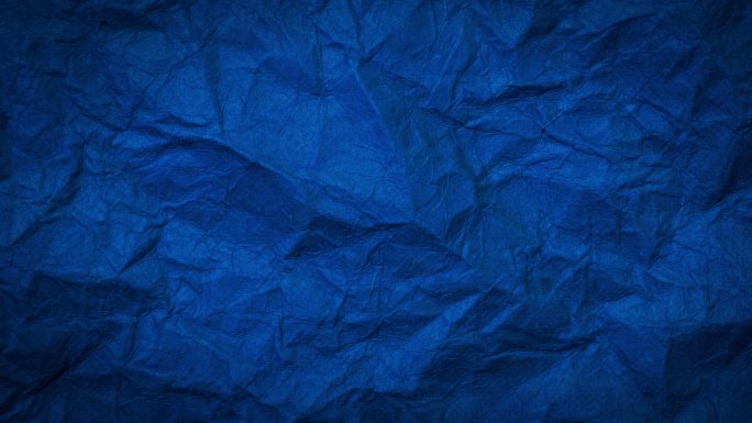 蓝色纸张褶皱背景特效视频背景抽象
