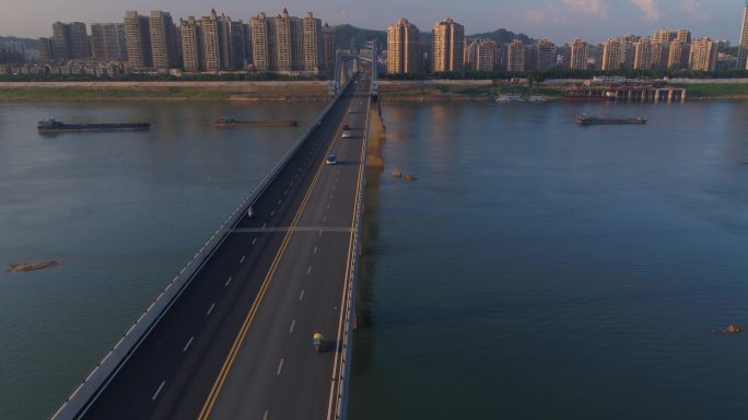 4K航拍广西梧州云龙大桥