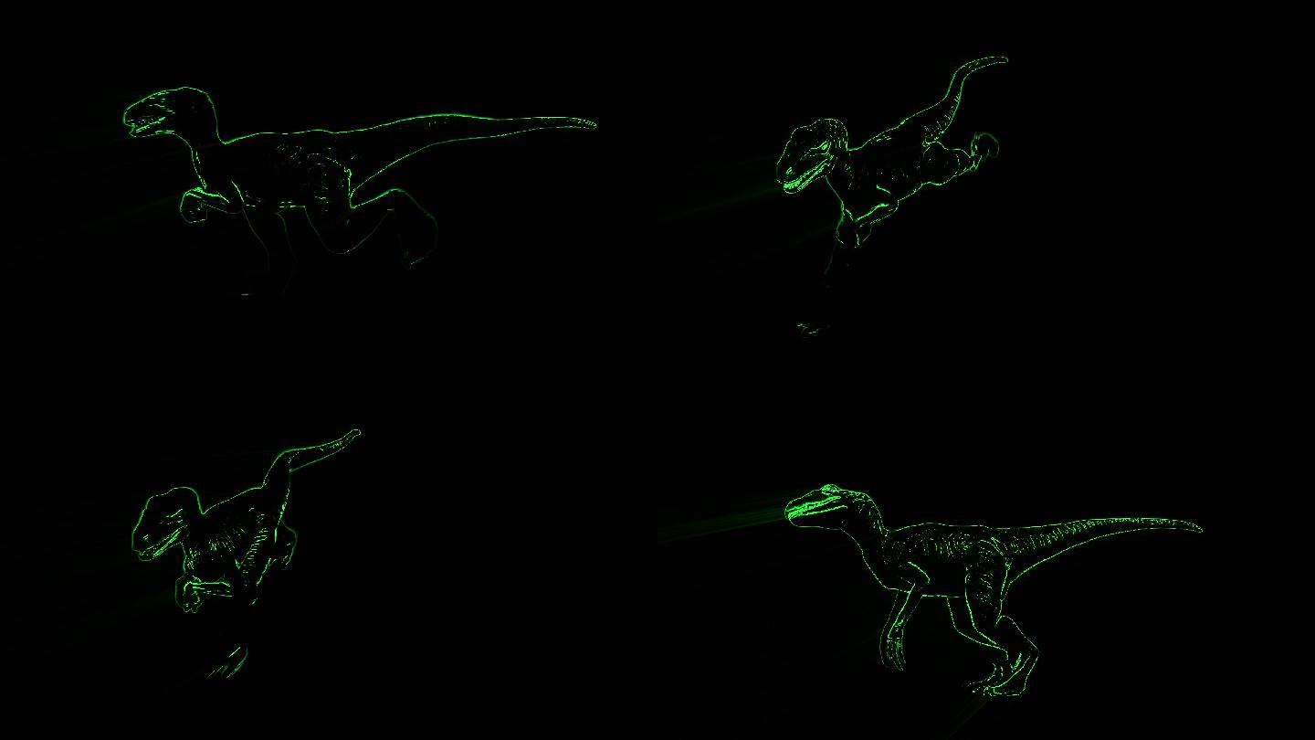 森林激光投影-山体激光投影-恐龙激光投影