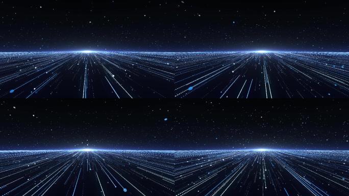 光束蓝色粒子背景穿梭穿越发射射线速度高速