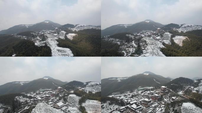 杭州径山寺雪景