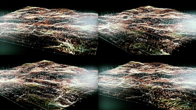 未来的全息地形平视显示器