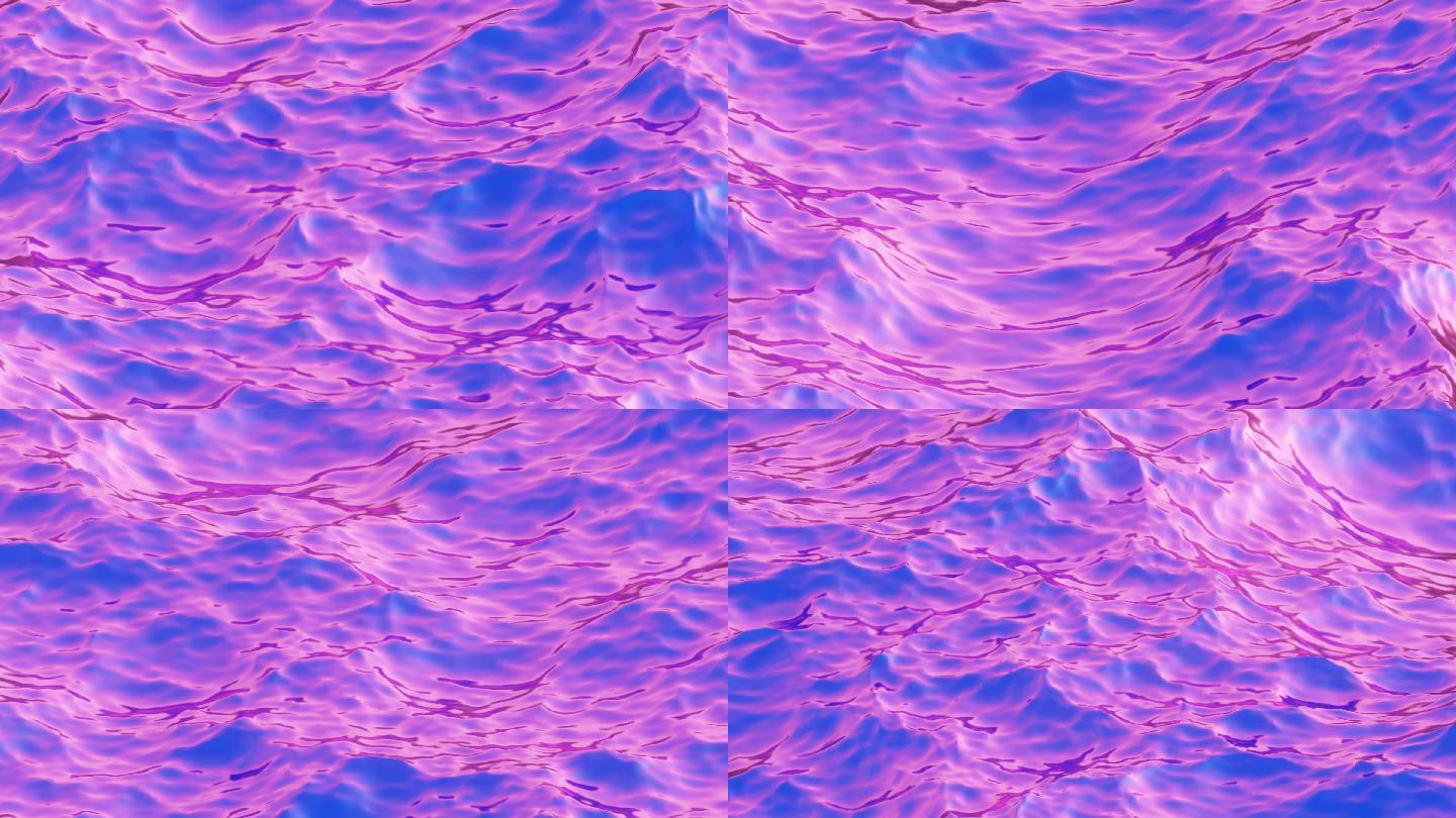 蓝色和粉色液体背景