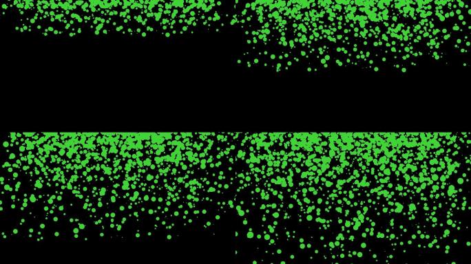 绿色粒子背景流光粒子唯美飘动光斑