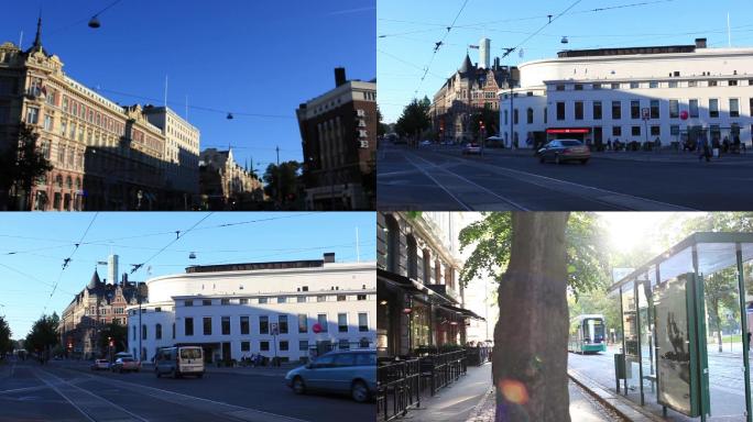 北欧芬兰赫尔辛基城市生活
