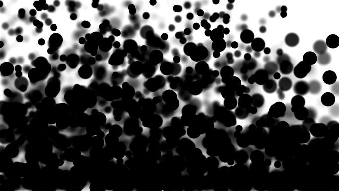 黑色斑点闪烁动画背景舞台卡通MG流动运动