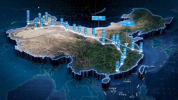 【原创】西气东输谷歌地图