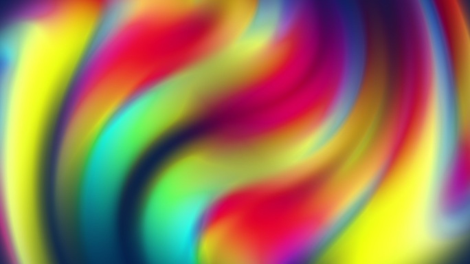 全息液体流动波抽象混合色