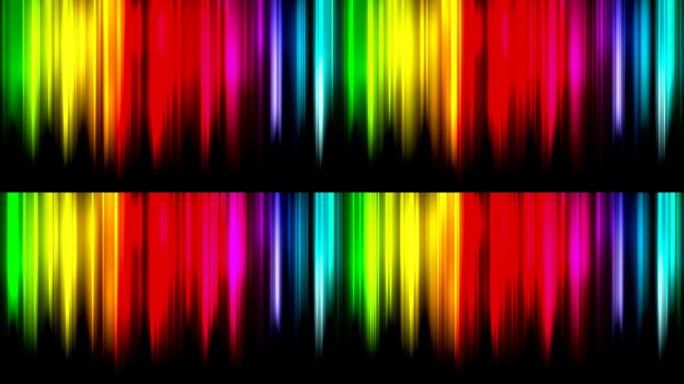 环形彩虹背景光束光线线条光效彩色色彩