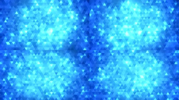 抽象三角形背景蓝色