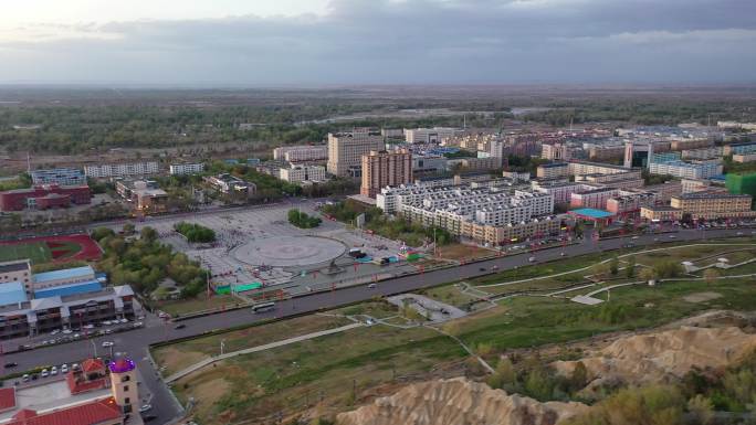 新疆北屯城市航拍
