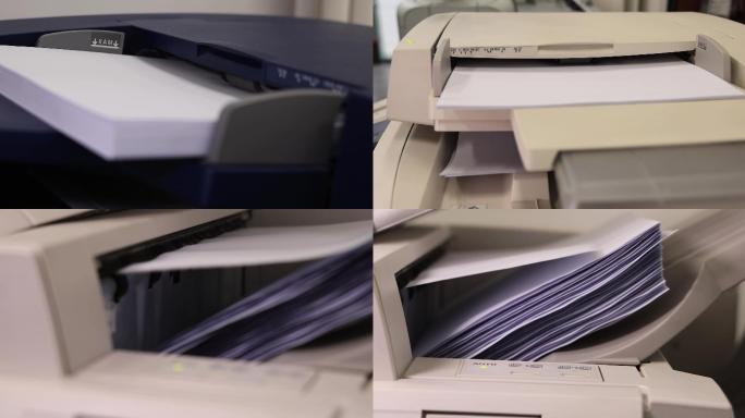 打印机 出纸 办公  工具  图文