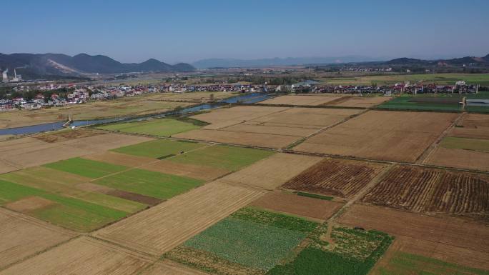 平原田野田地航拍