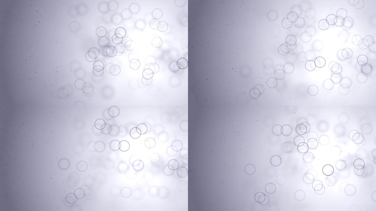 浮动气泡抽象背景特效视频