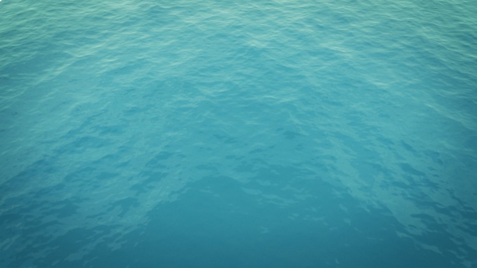 海面上美丽的波浪3d动画