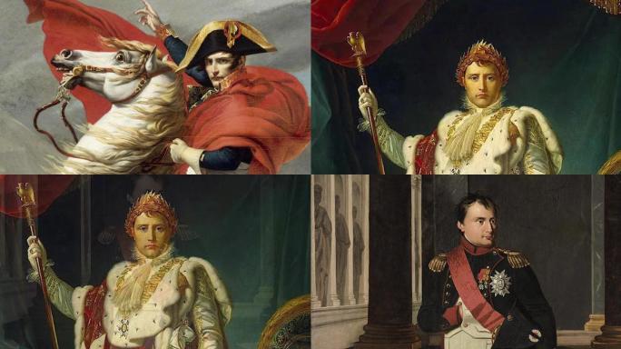 法国油画，拿破仑