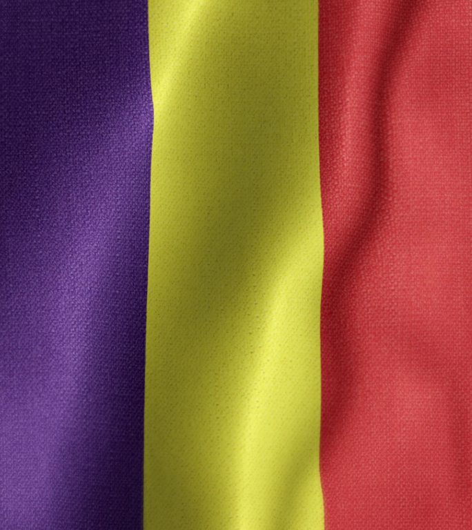 罗马尼亚国旗特效视频
