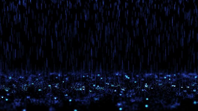 雨滴飞溅动画水滴落下概念镜头水资源淡水