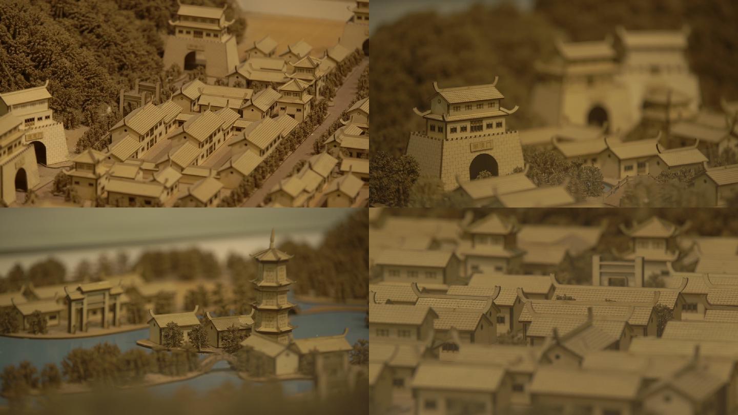浙江义乌城市规划展示馆-古城模型