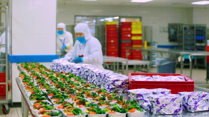 现代食品工厂 加工厂 食品安全 生产线