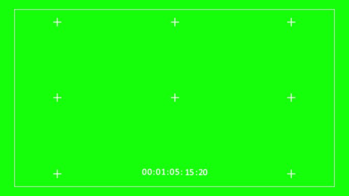 视频录制框绿色屏幕