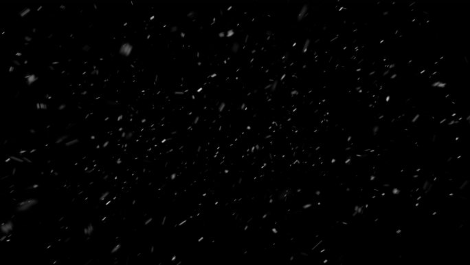 降雪小雪大雪透明元素合成素材