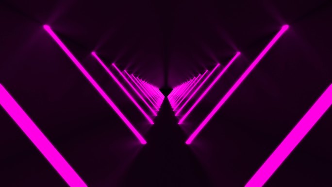 粉红色的灯光隧道背景