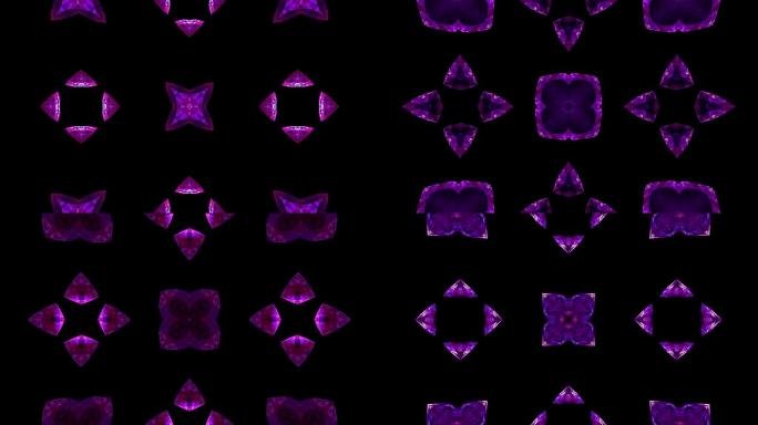 抽象紫色形状动画