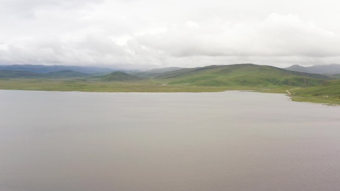 尕海湖风景镜头组航拍4K