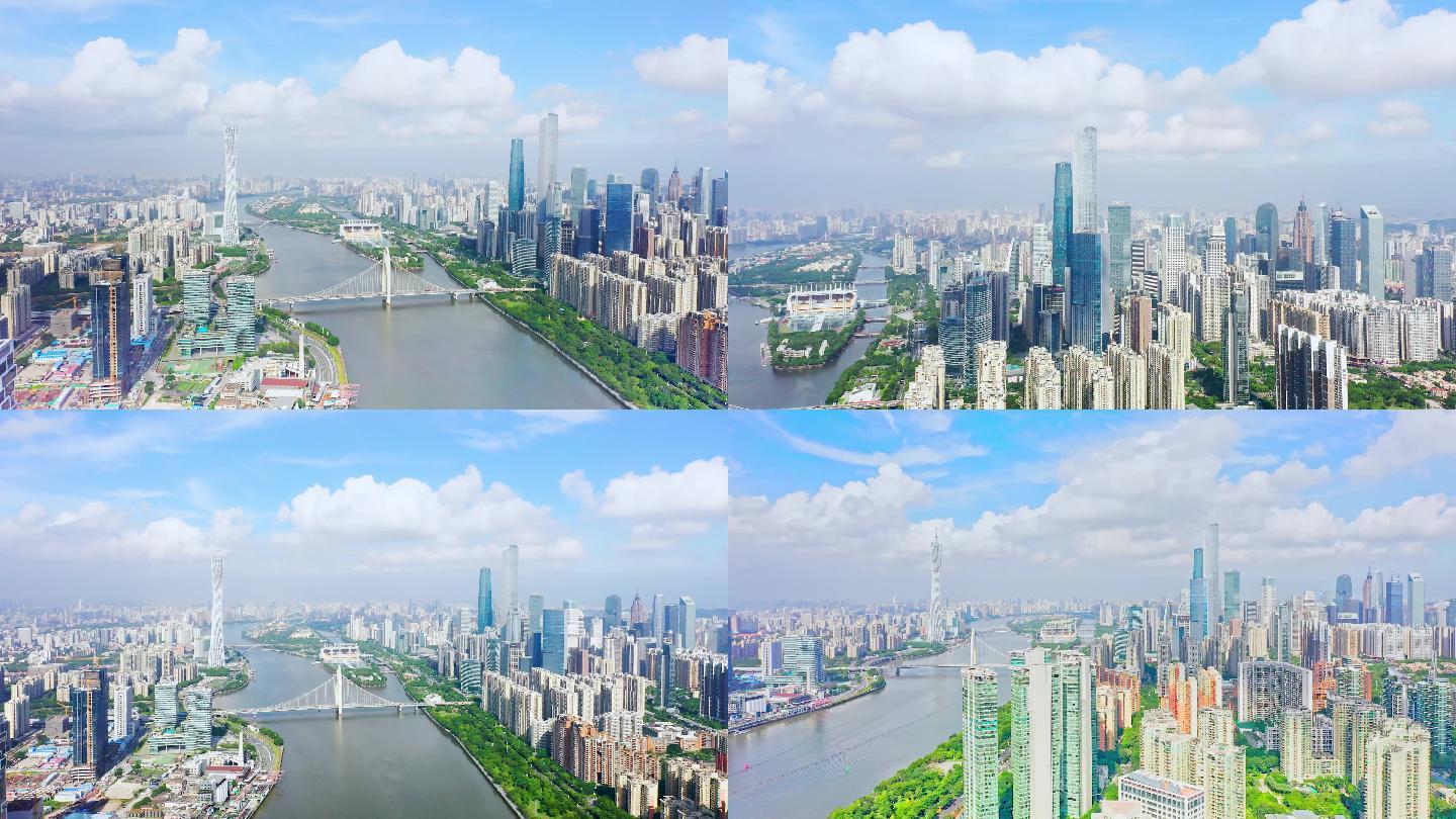 广州城市地标航拍视频 4K