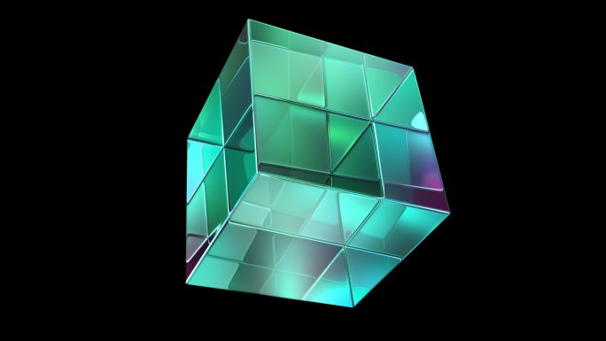 玻璃立方体正方形魔方方块