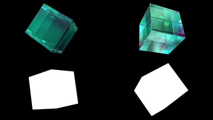 玻璃立方体正方形魔方方块
