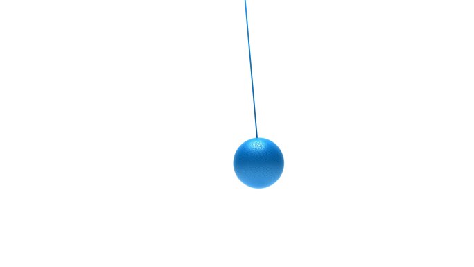 摇摆球蓝色球体圆球