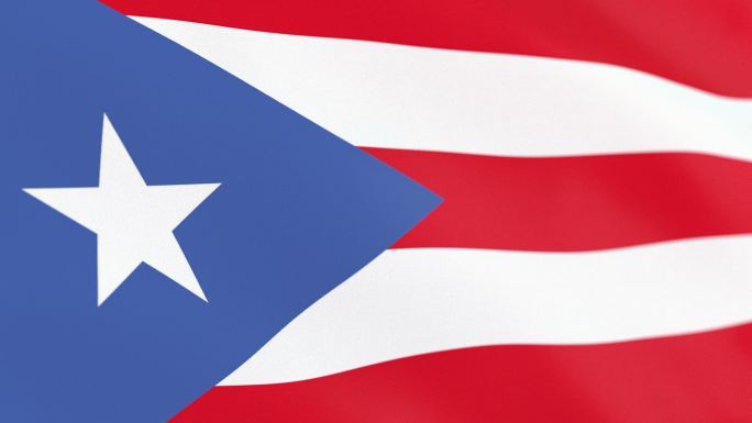 波多黎各环路旗帜政府政治自由民主国旗飘扬