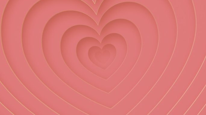 心形浪漫背景爱心粉色线条