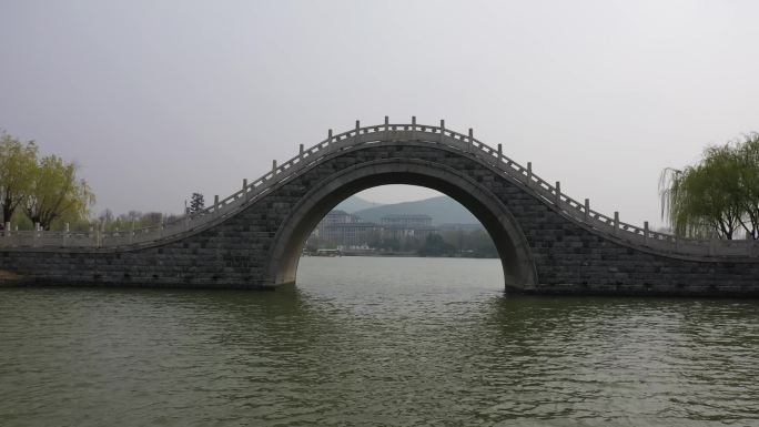 徐州云龙湖解忧桥视频素材