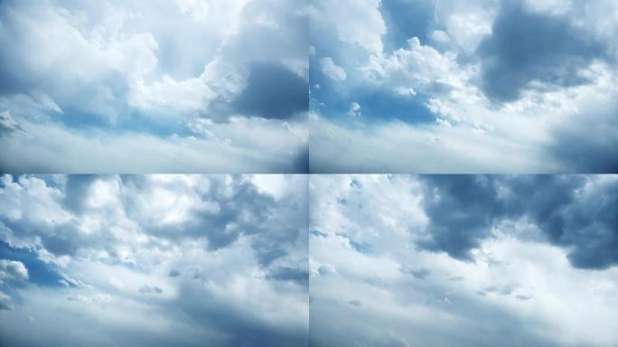 【HD天空】蓝天白云圣洁光晕梦幻云雾仙云