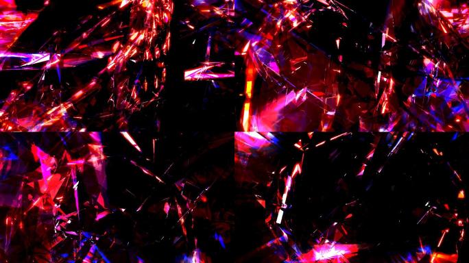 抽象背景钻石玻璃科幻