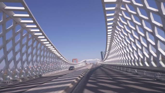 北京 昌平 未来科技大桥 延时 早晨