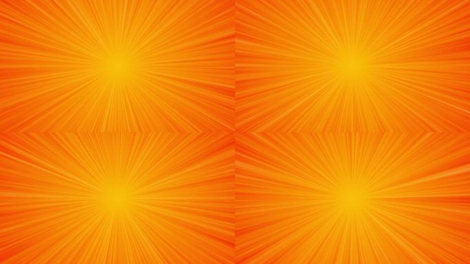 橙色背景光线光效光芒