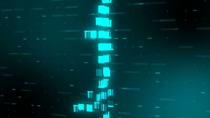 DNA分析的动画特效动画合成元素光效