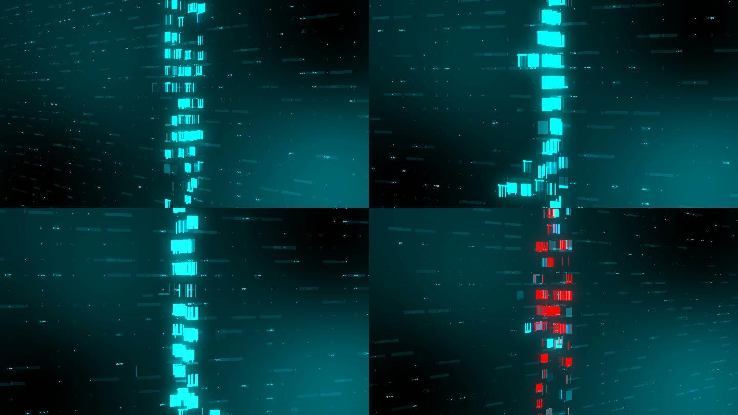 DNA分析的动画特效动画合成元素光效