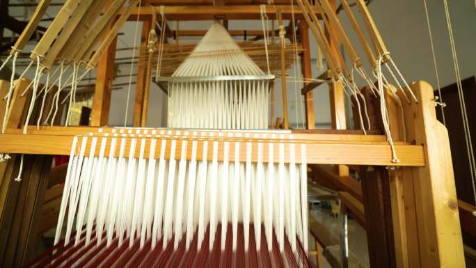 织布机 纺织机 纺织业 纺织车间 丝绸