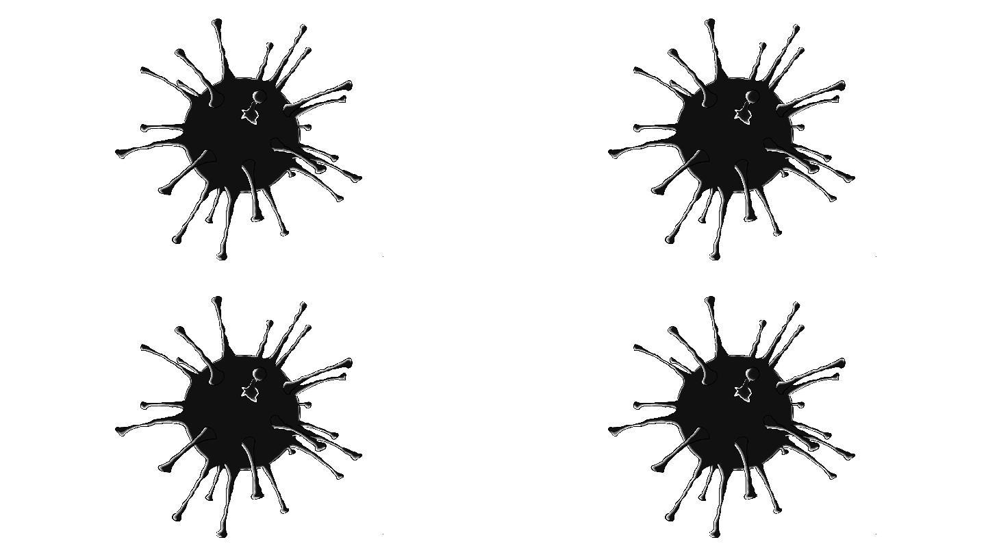 病毒动画图形MG病菌细菌