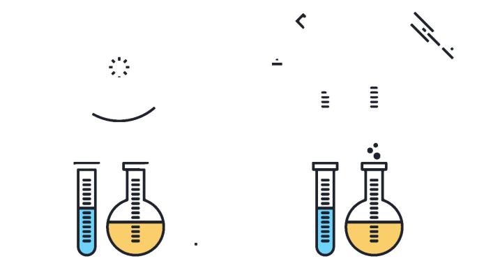 实验室测试管特效视频