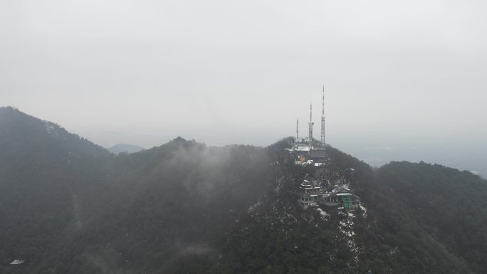 杭州北高峰雪景